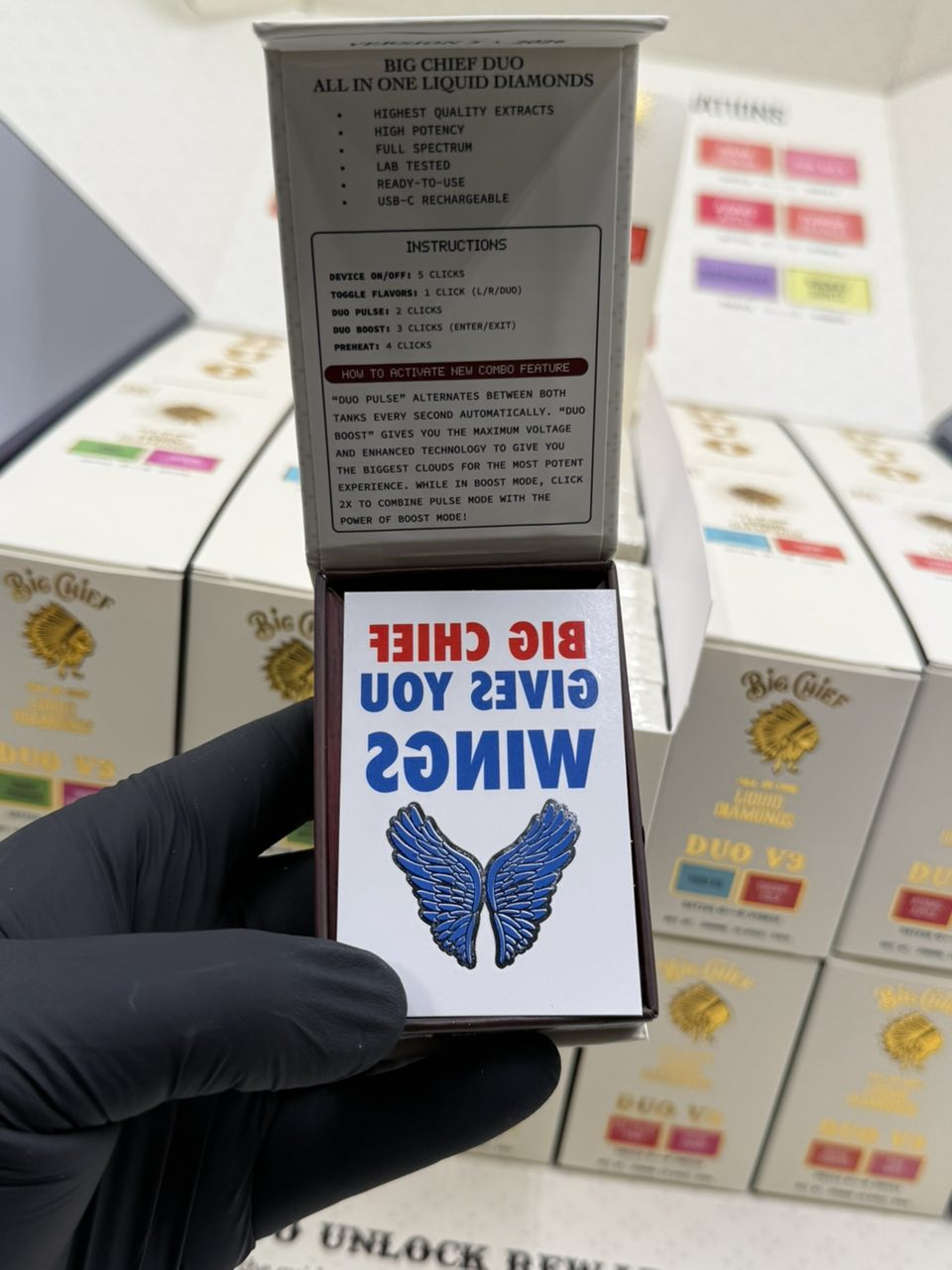 big chief duo v3 2g disposable